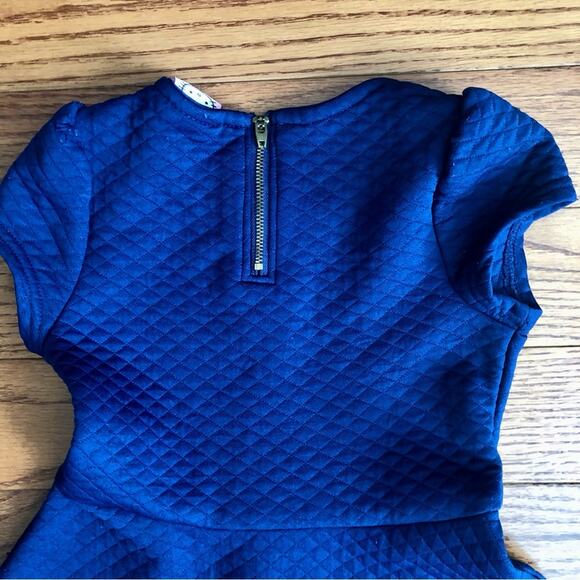 Sanrio Hello Kitty Authentic A-Line Blue Emblem Rhinestones Dress Girl’s Size 6X - Picture 5 of 7